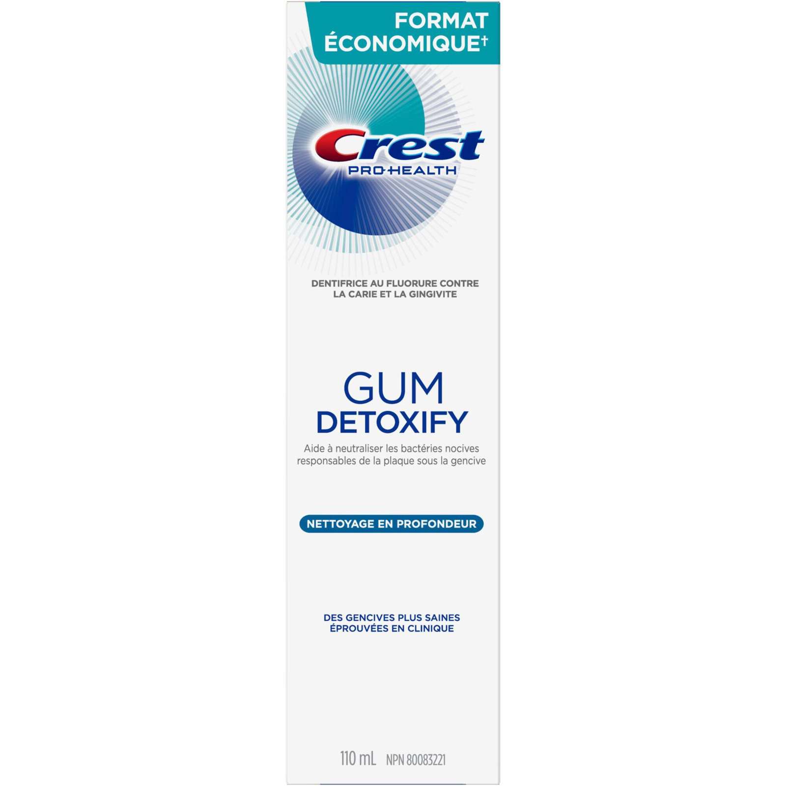 Crest Gum Detoxify Deep Clean Toothpaste