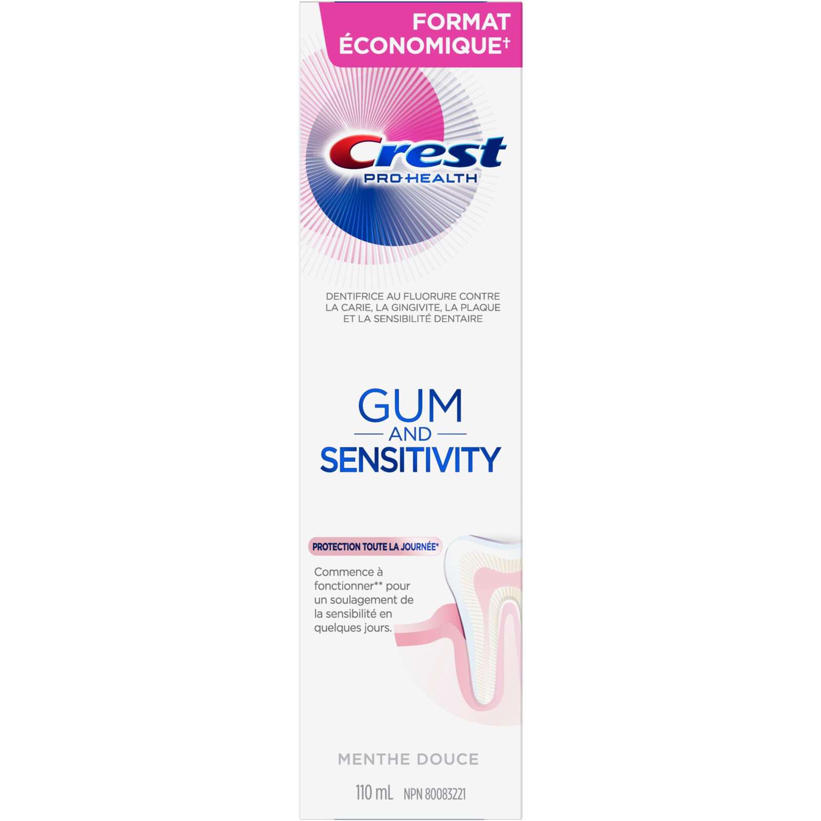 Crest Gum and Sensitivity, Sensitive Toothpaste All Day Protection