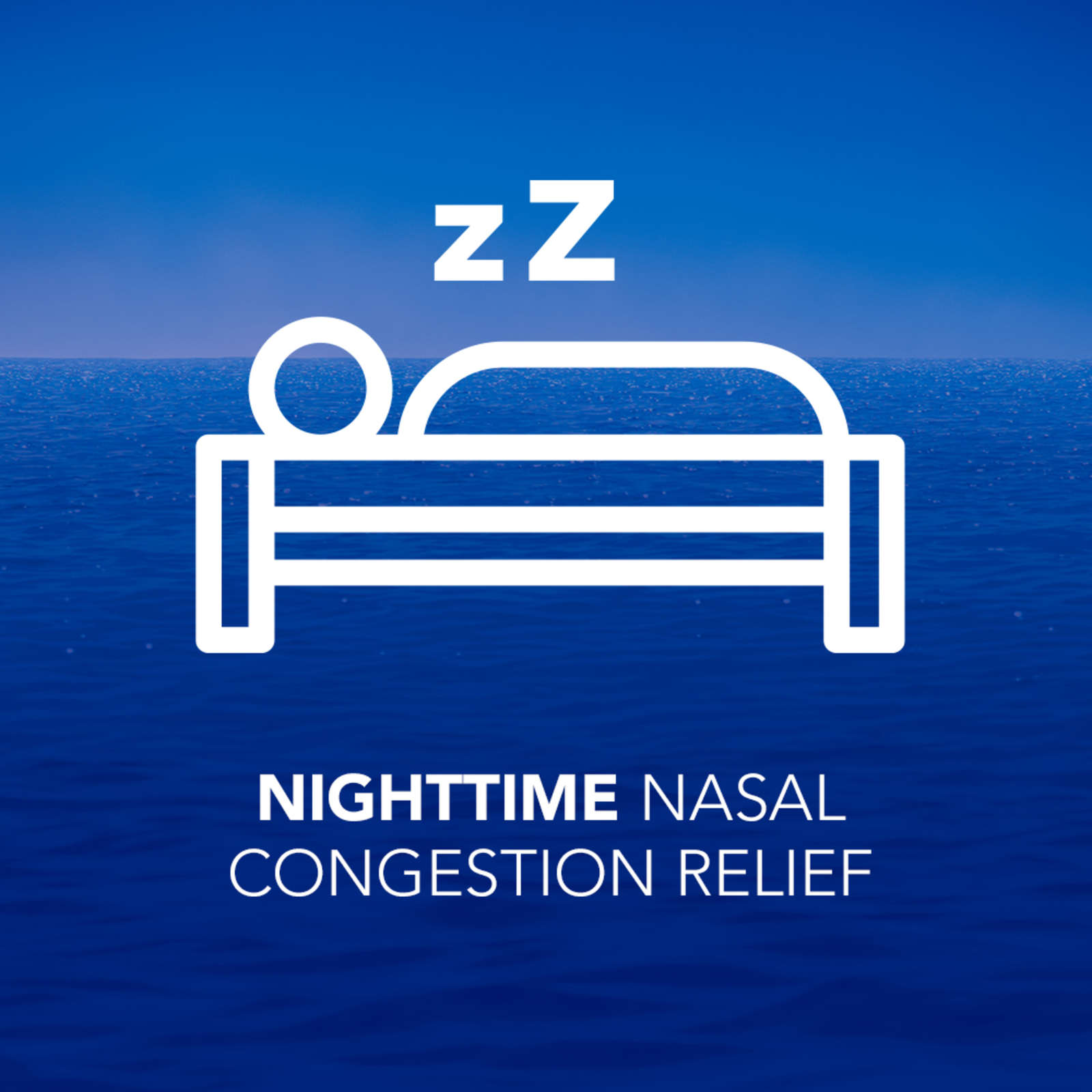 hydraSense Nighttime Congestion Nasal Spray - with Cooling Eucalyptus, Ultra Nasal Congestion Relief Saline Spray, Fast Acting, Clinically-Proven, Non-Medicated, Non-Habit forming, Saline Solution, Natural Source Seawater