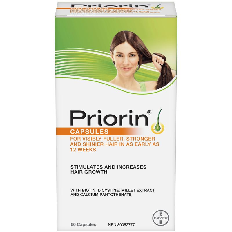 Priorin PRIORIN Hair Growth Stimulant, For Women and Men, with Biotin 60.0 Count