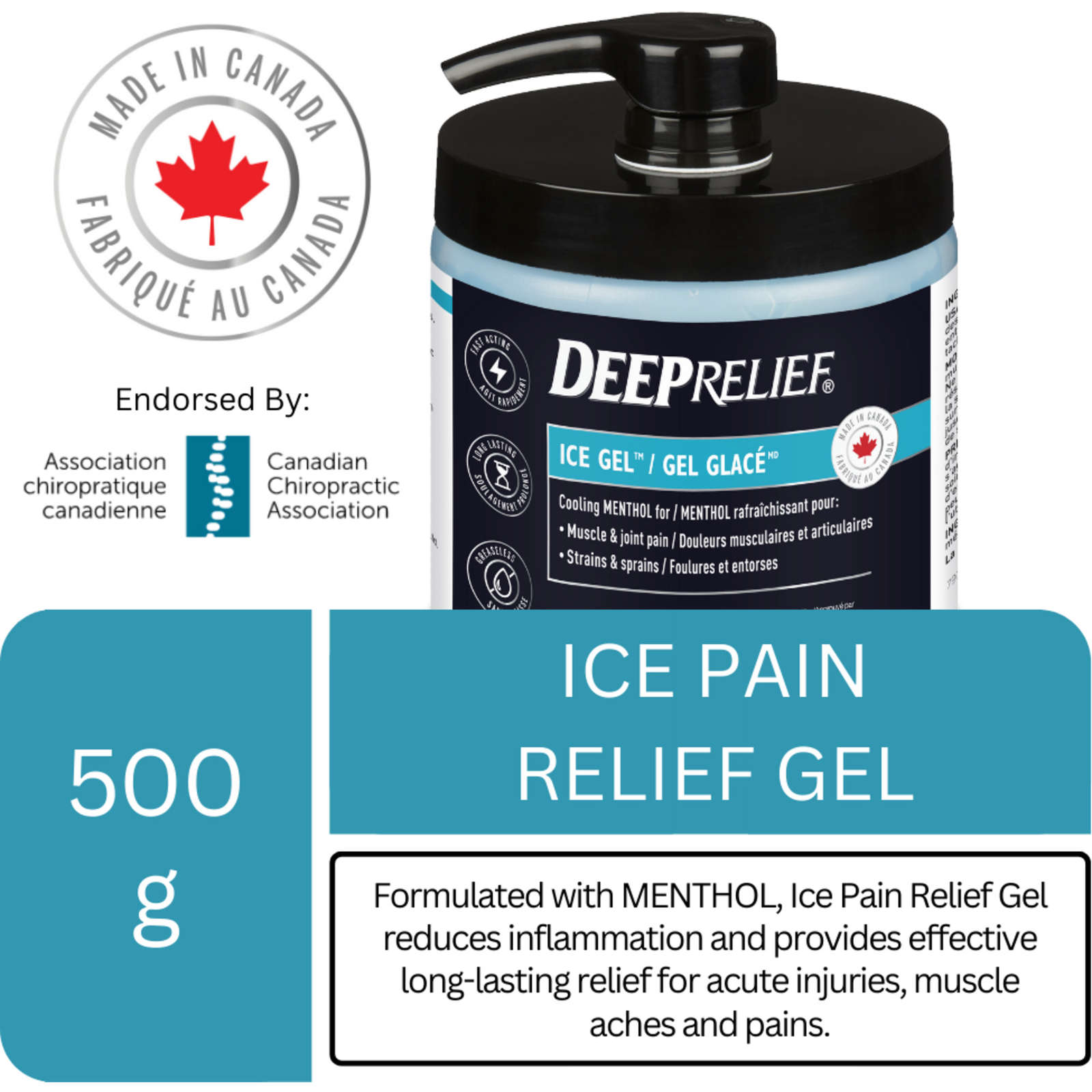 Ice Gel, Muscle and Joint Pain Relief