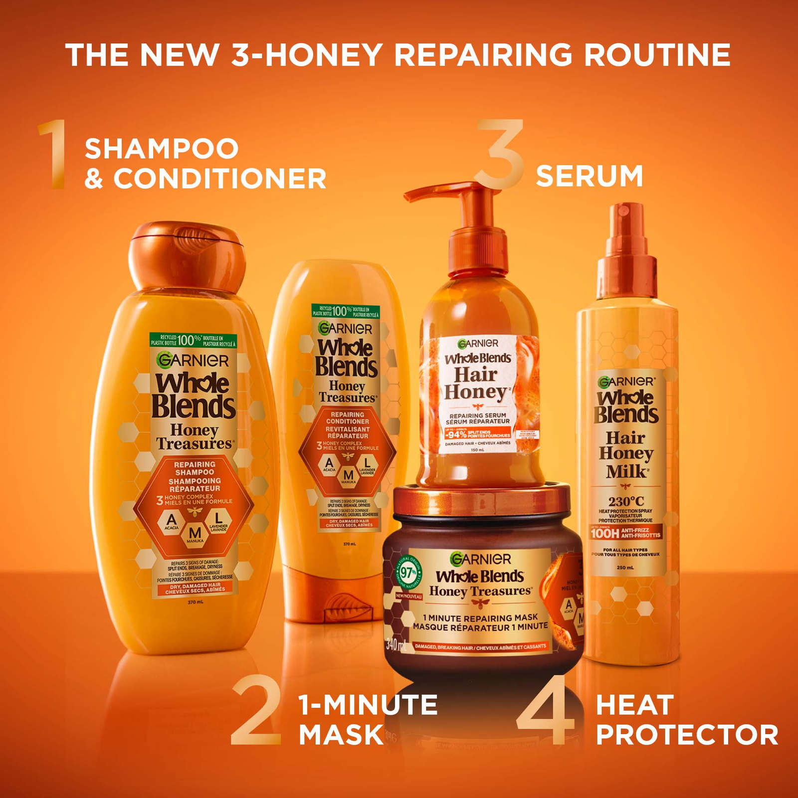 Whole Blends Honey Treasures Repairing Shampoo