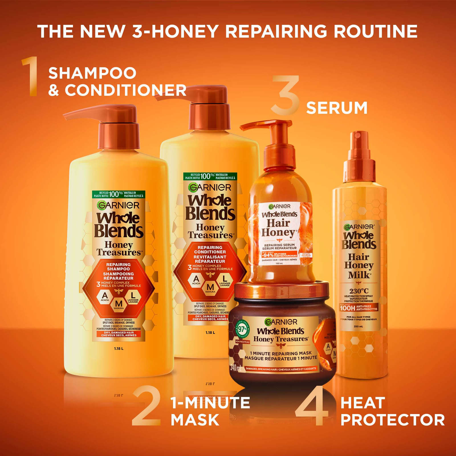 Whole Blends Honey Treasures Repairing Shampoo