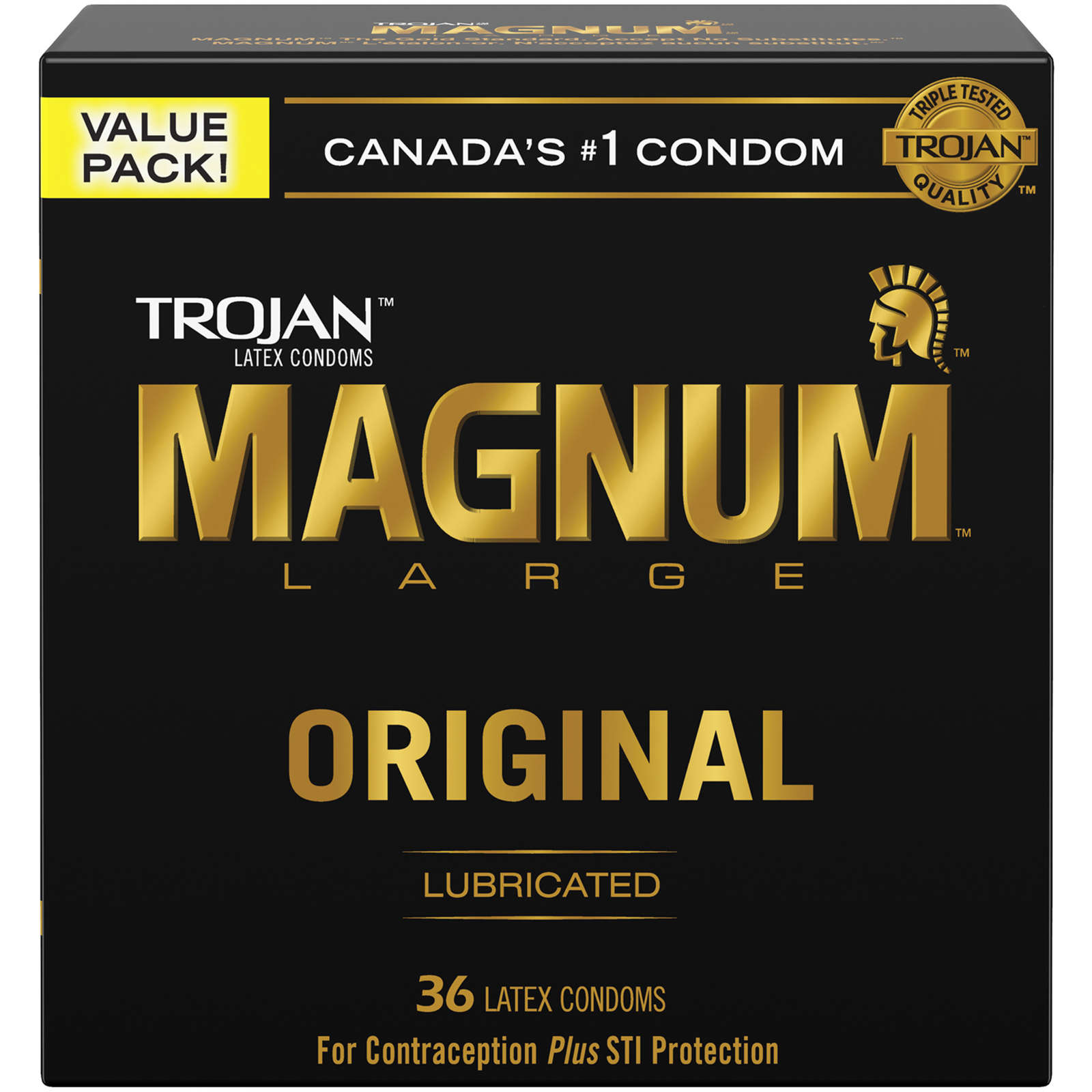 Magnum Original Large Size Lubricated Condoms