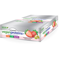 Fermented Vegan Proteins+ Bar, Strawberry Pistachio, 14g Protein, Gluten Free Genuine Health