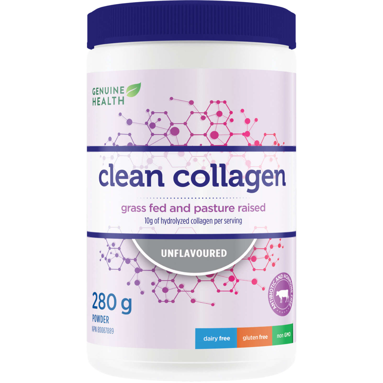 Clean Collagen, Unflavored Hydrolyzed Bovine Collagen Powder