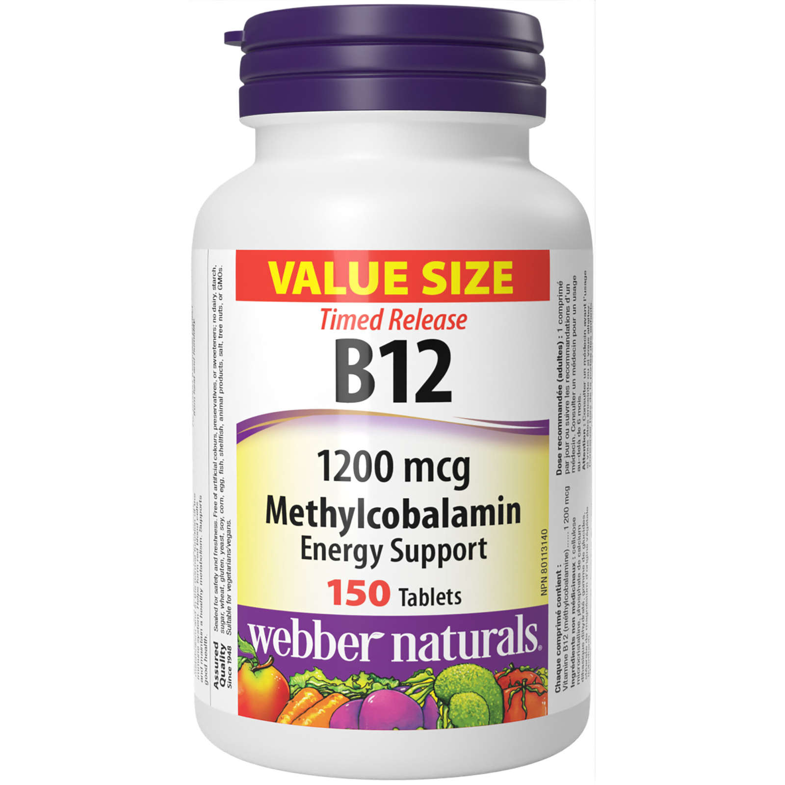 Timed-Release Vitamin B12 1200 mcg