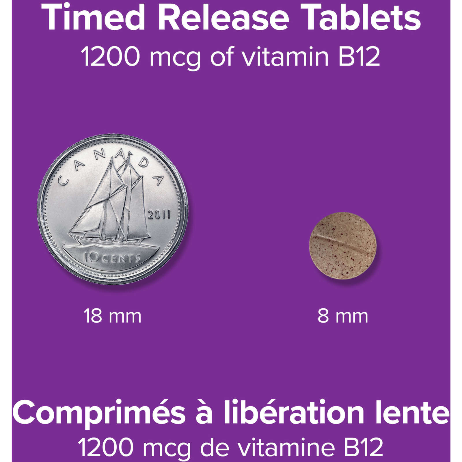 Timed-Release Vitamin B12 1200 mcg