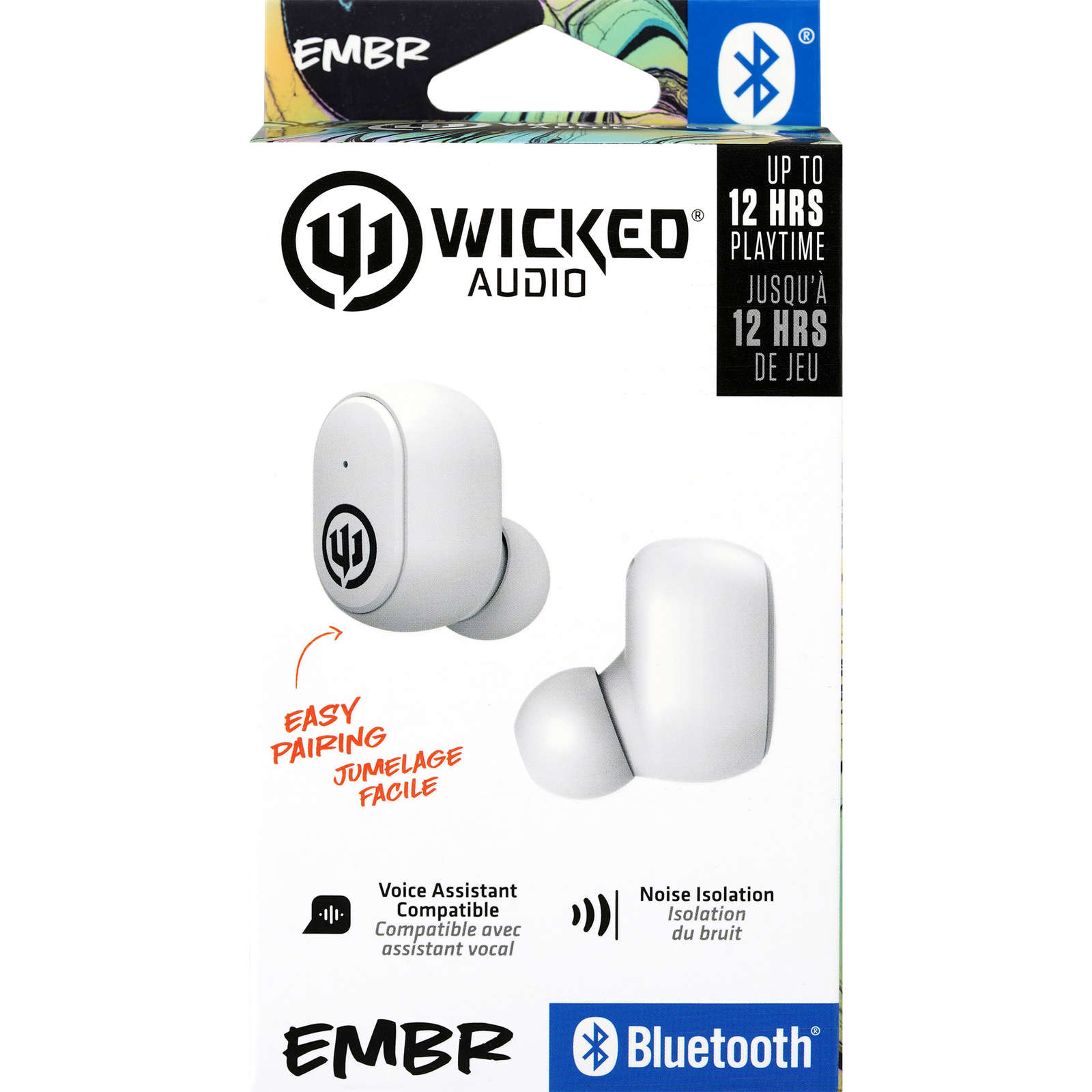 Embr True Wireless Earbuds, White