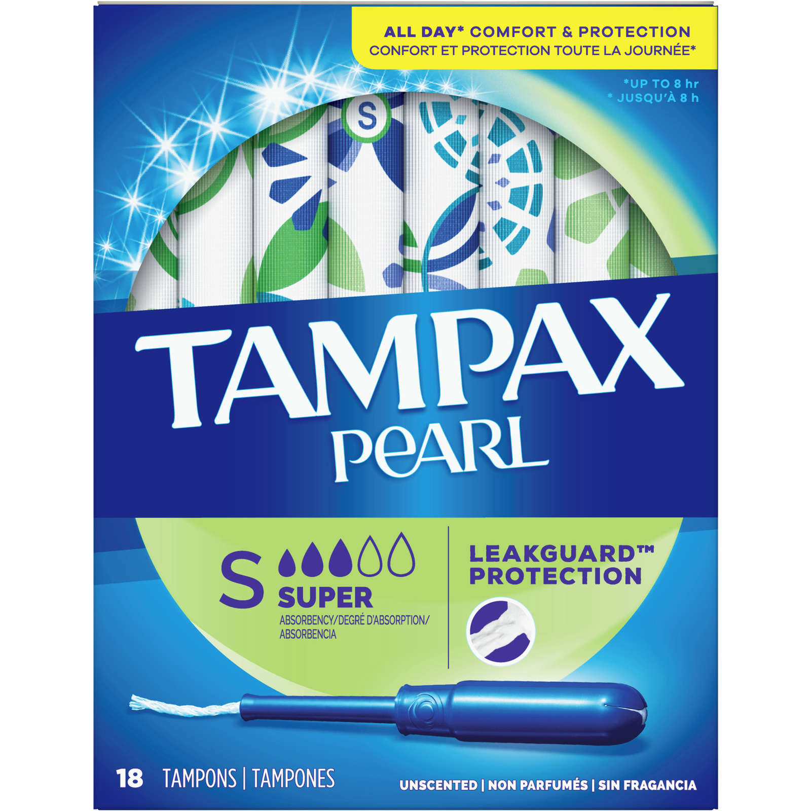 Pearl Tampons Super Absorbency