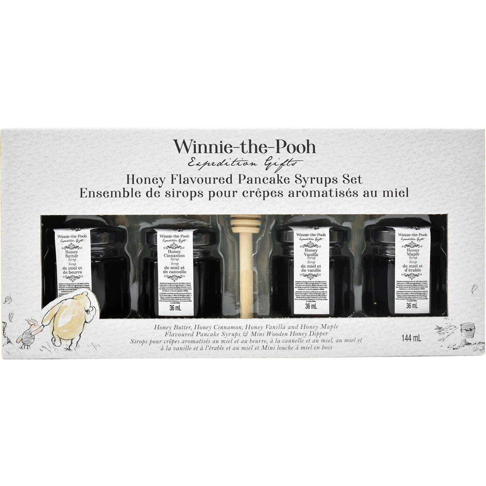 Winnie-the-pooh honey flavored pancake syrup 4PK