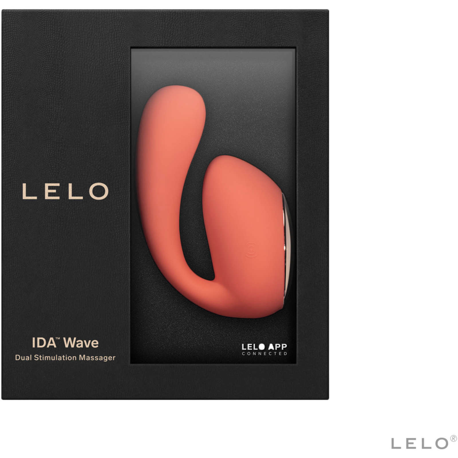 LELO IDA Wave Remote Controlled Clitoral Vibrator, Mimics Finger Like Motion, 10 Variable Speed, Bluetooth Connection