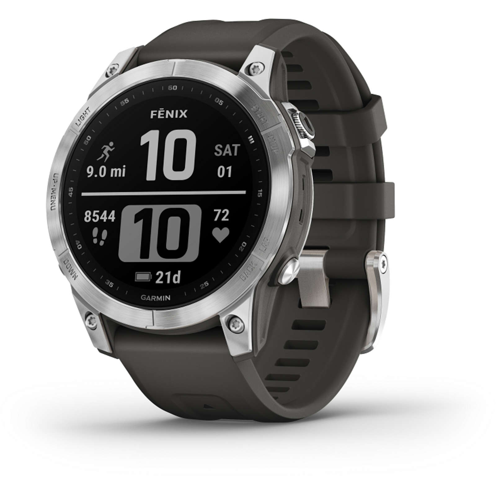 Fenix 7 smartwatch - Silver with Graphite Band