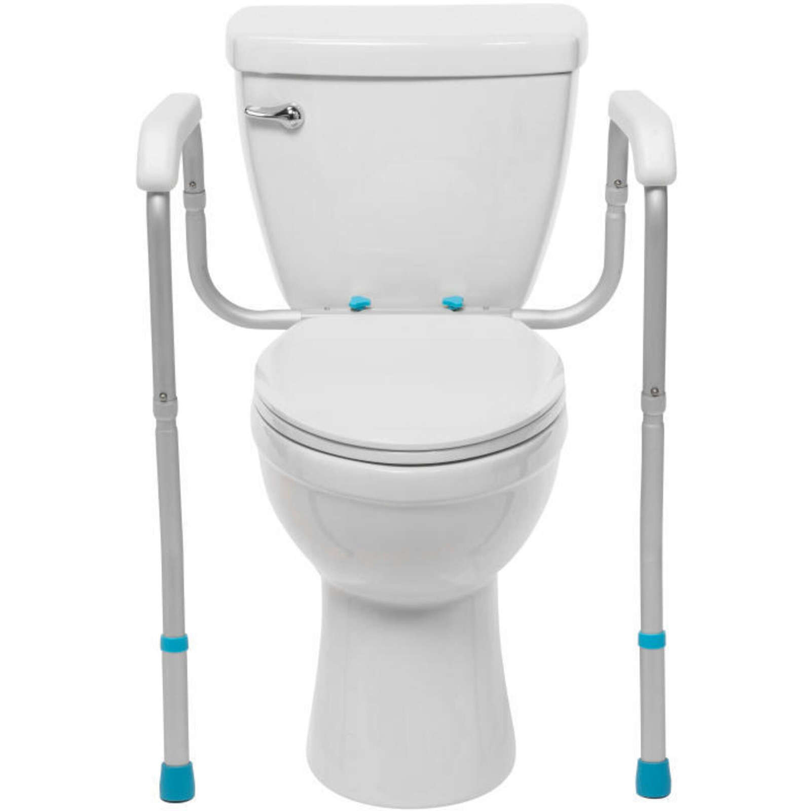 Adjustable Toilet Safety Rails, to Floor