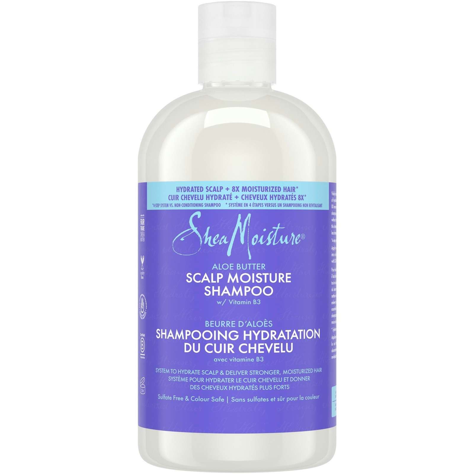 Aloe Butter Scalp Moisture Shampoo with Vitamin B3 for hydrated scalp & stronger, moisturized hair