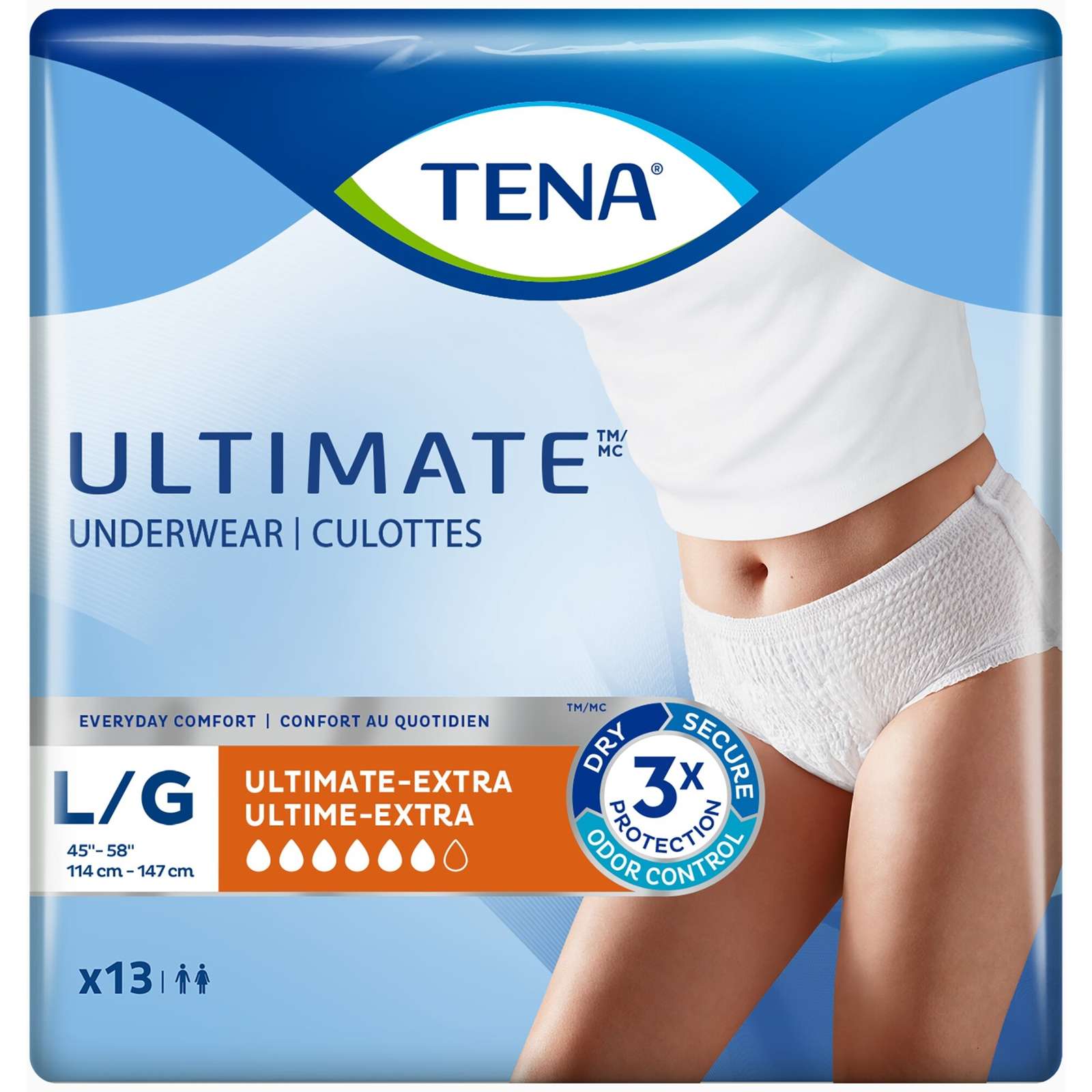 Unisex Incontinence Underwear, Ultimate Absorbency