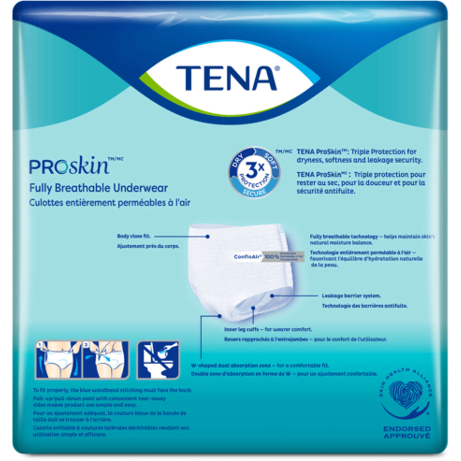 Protective Incontinence Underwear, Extra Absorbency