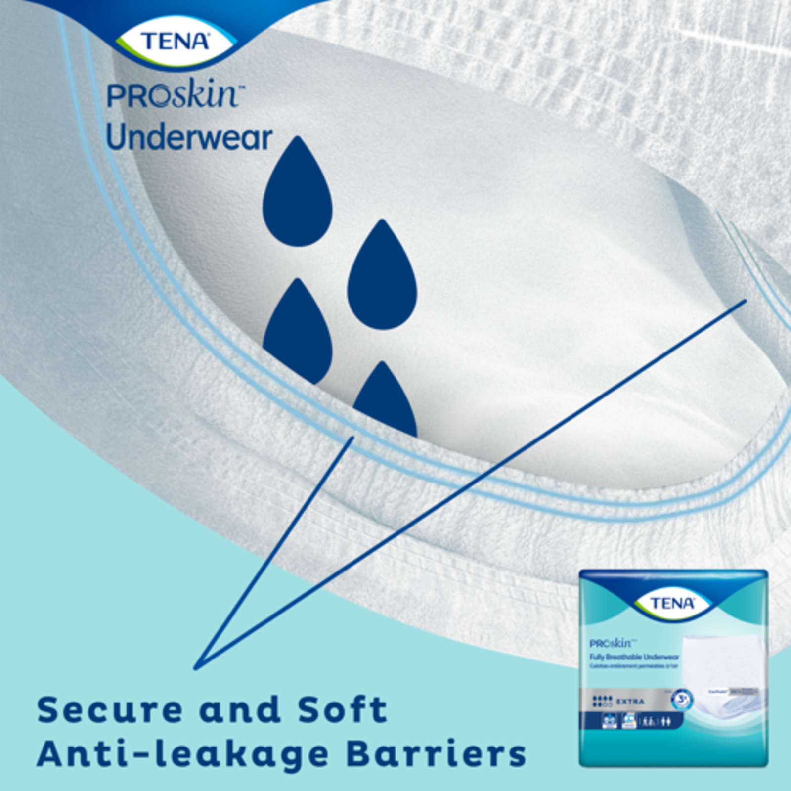 Protective Incontinence Underwear, Extra Absorbency