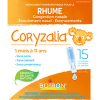 Magasiner Coryzalia Pour Le Rhume Et Ses Symptomes Chez Les Enfants De 1 Mois A 11 Ans De Boiron Pharmaprix