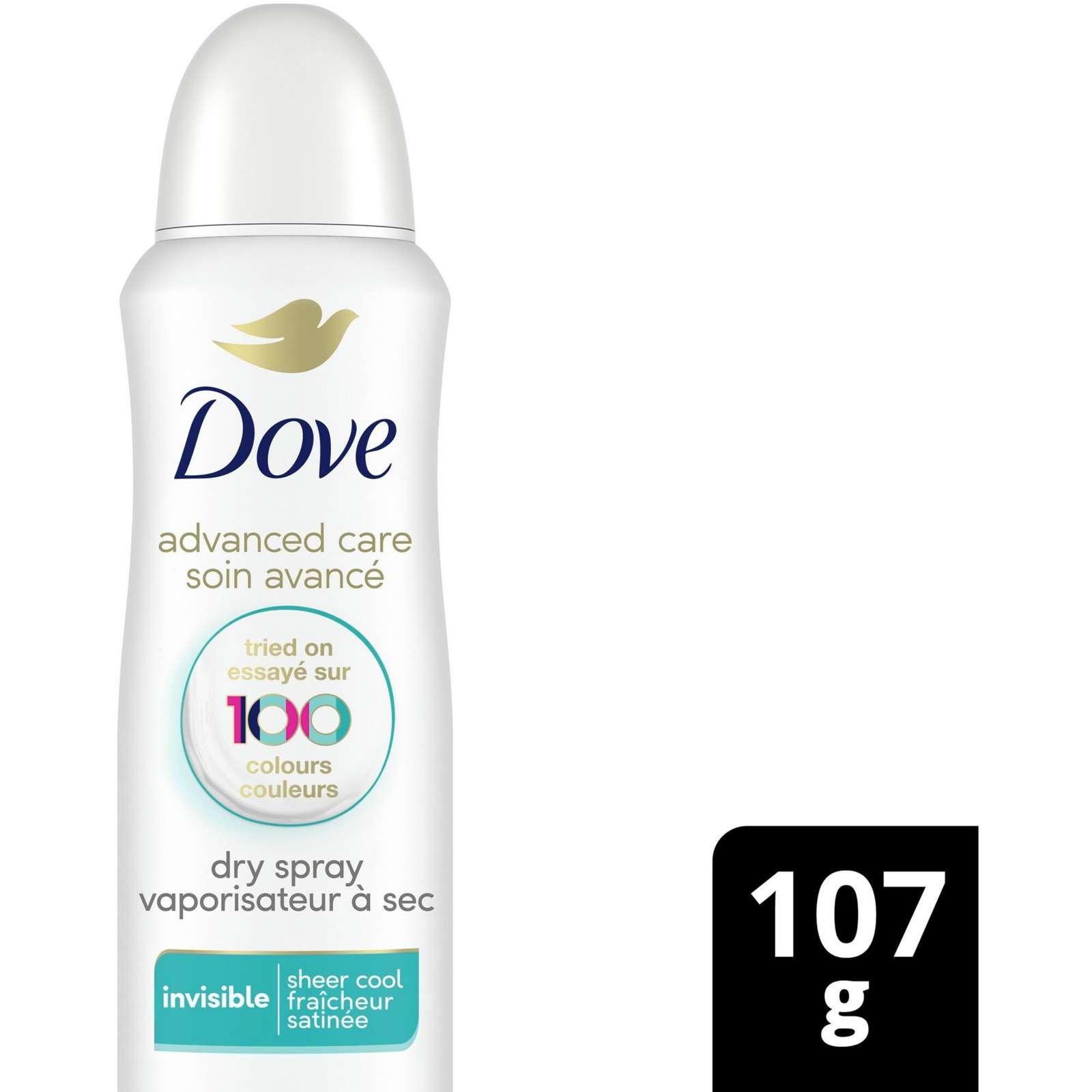 Advanced Care Invisible Dry Spray Antiperspirant Deodorant for Women Sheer Cool Scent with Pro-Ceramide Technology for Soft, Resilient Skin