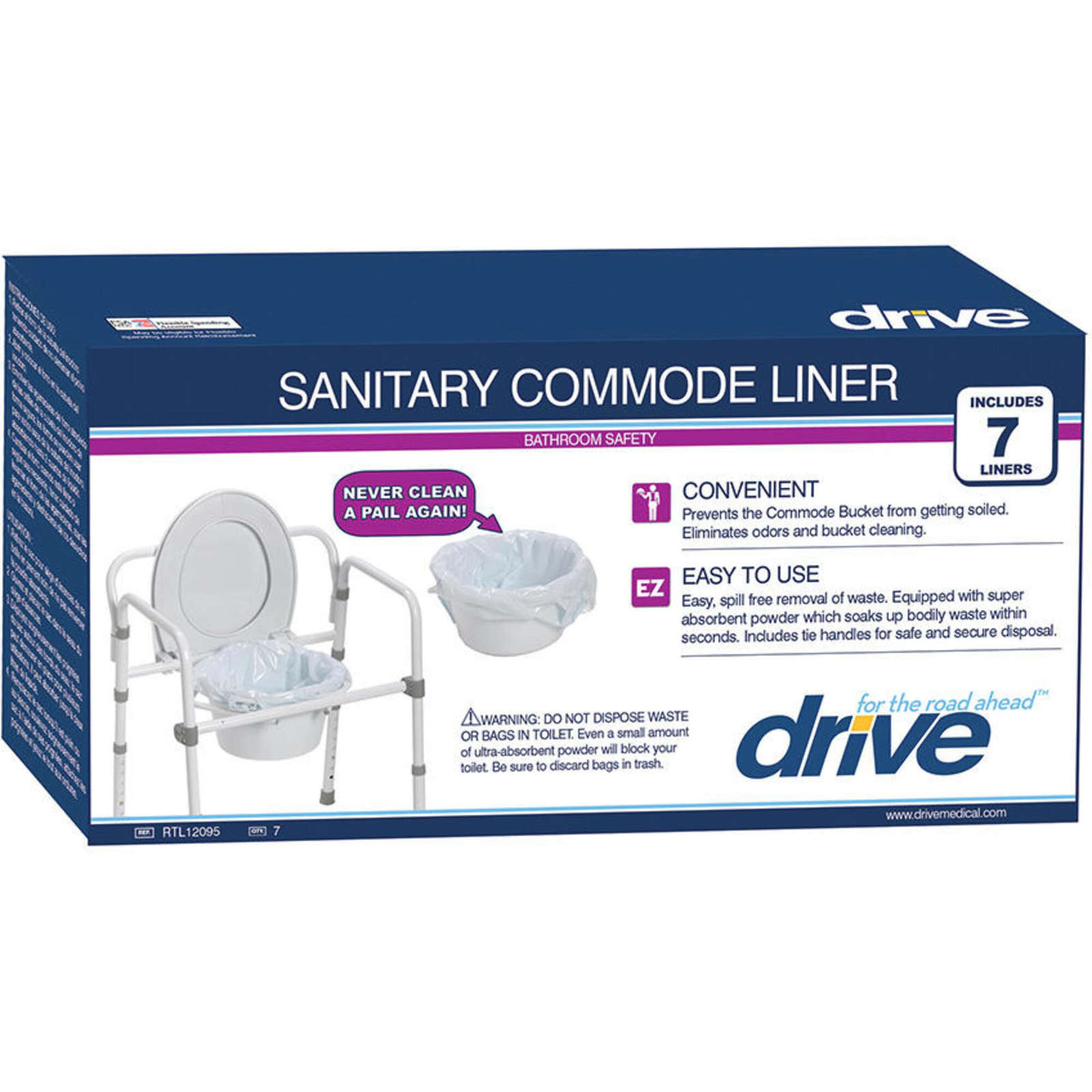 Super Absorbent Commode Pail Liners