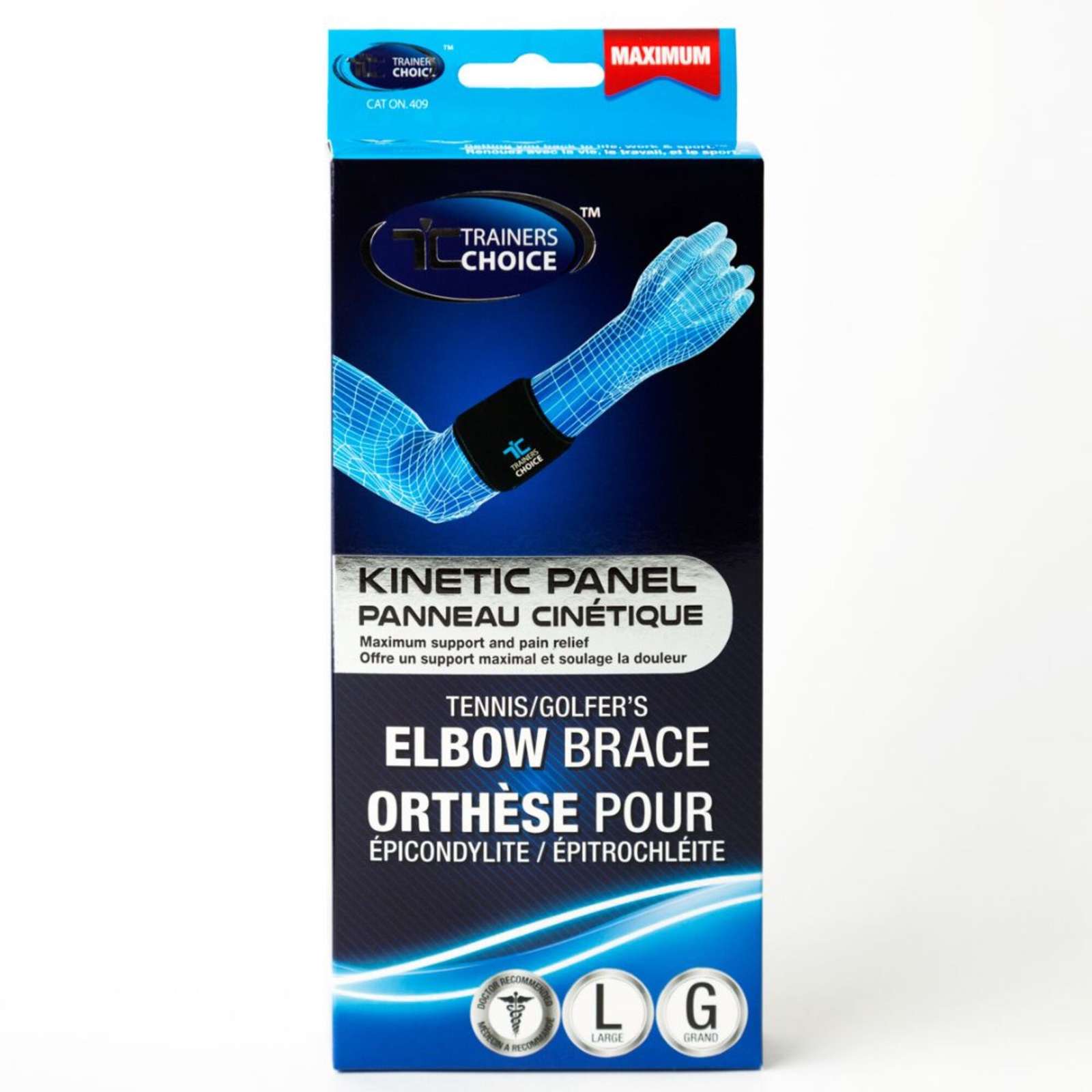 TRAINERS CHOICE ELBOW BRACE MD