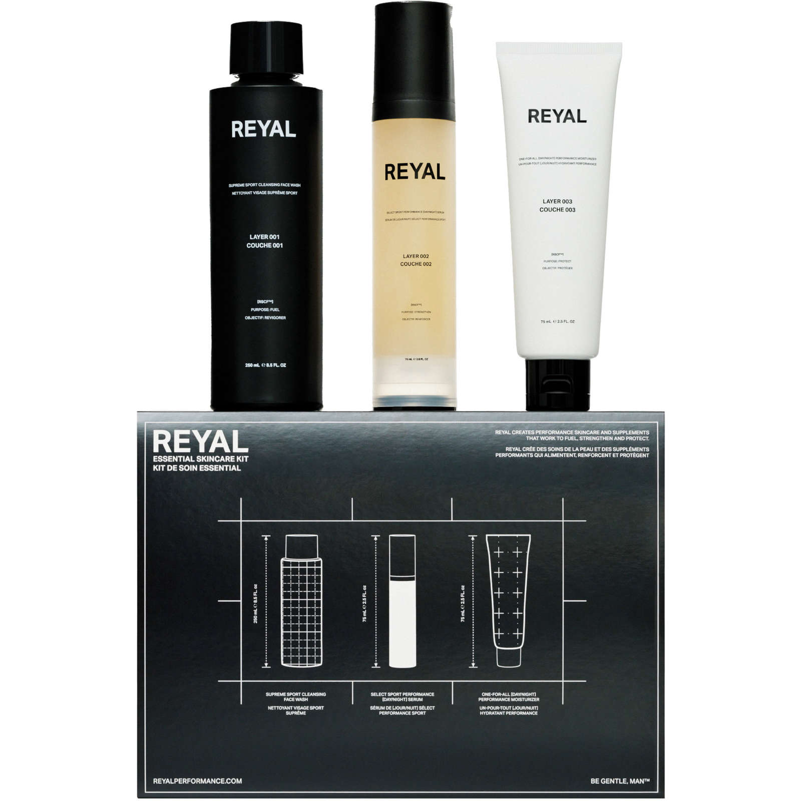 Essential 3 Step Skincare Kit for men