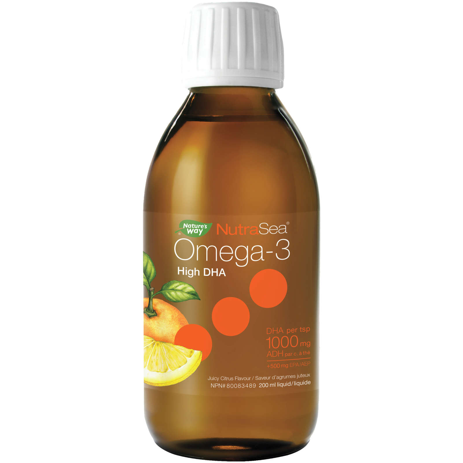 Omega-3 DHA, Juicy Citrus