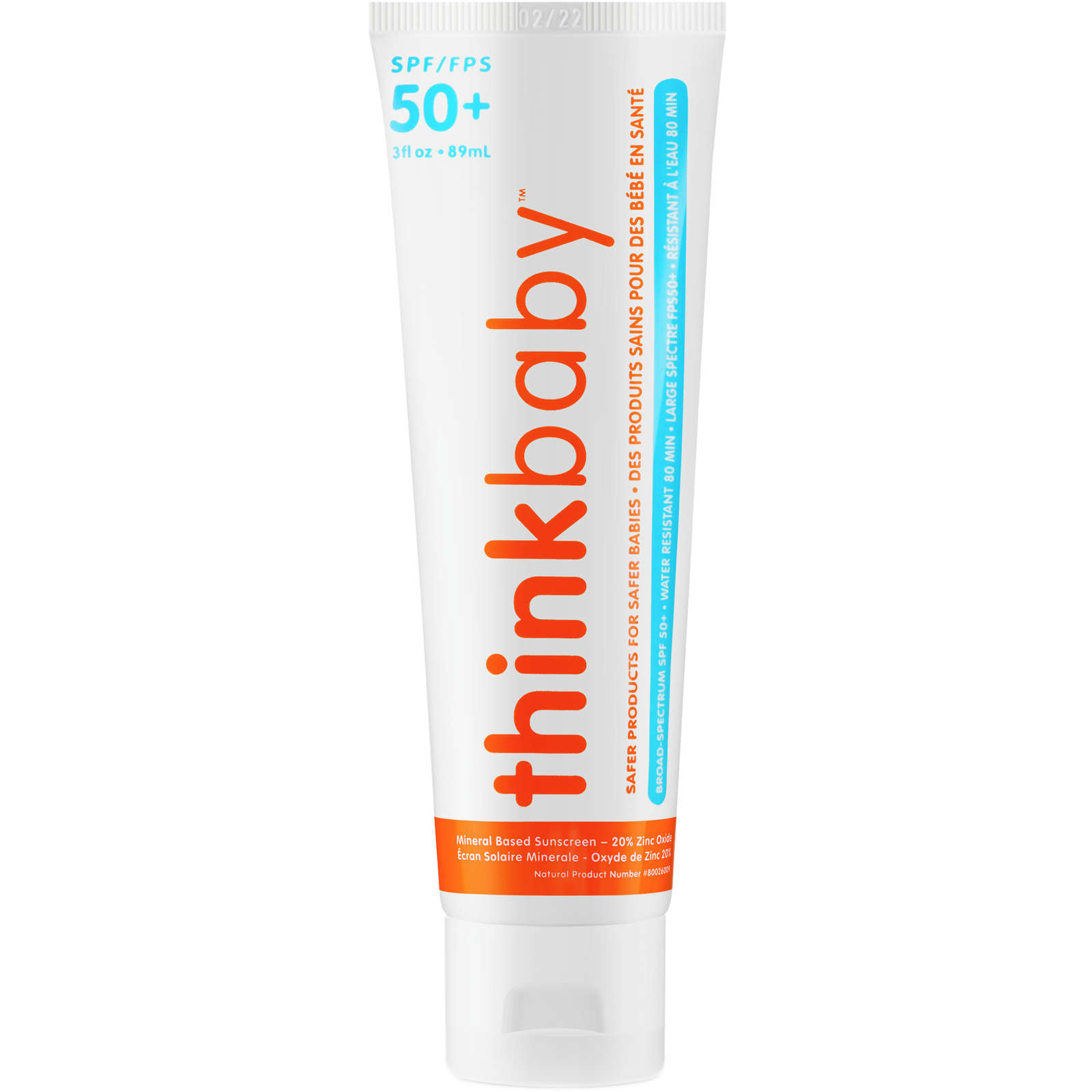 Thinkbaby Safe Mineral Sunscreen SPF 50